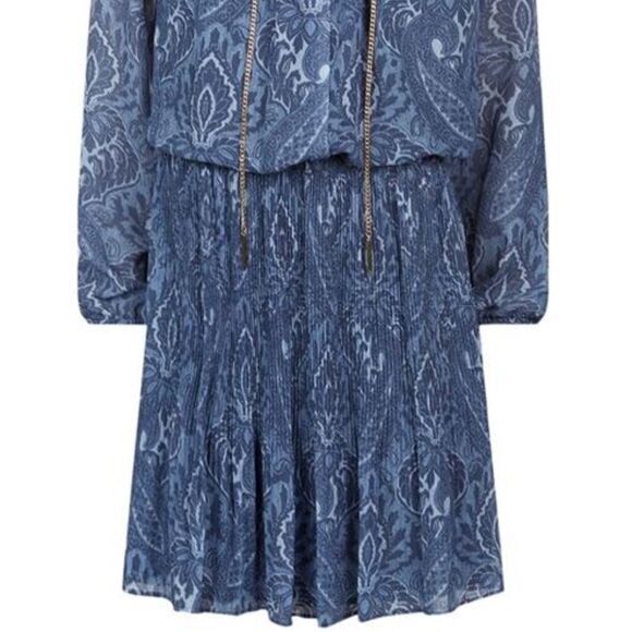 MICHAEL Michael Kors Blue Long Sleeve Dress - Picture 4 of 8